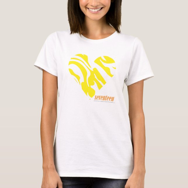 T-shirt Zèbre Jaune 4 (Devant)