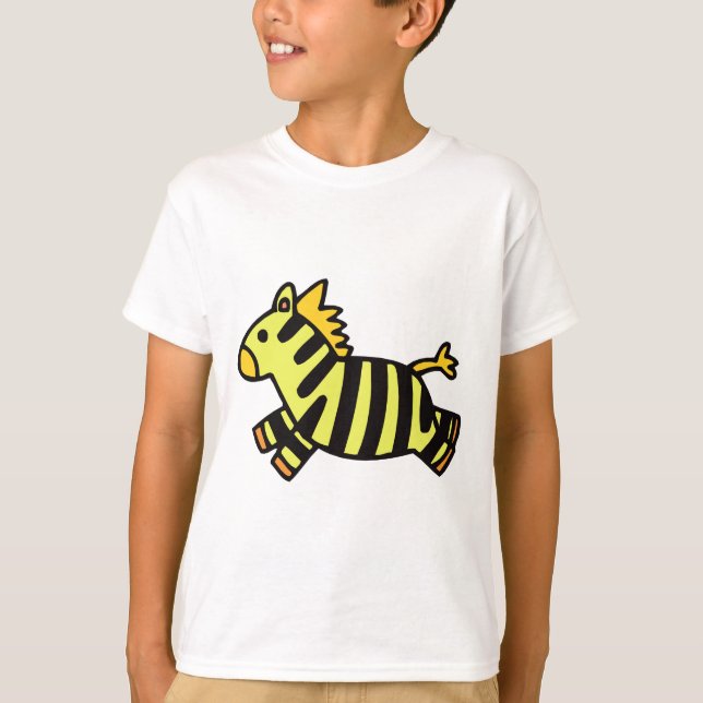 T-shirt Zèbre mignon (Devant)