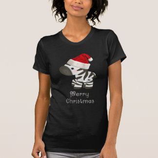 T-shirt Zèbre mignon de bébé dans le casquette de Père