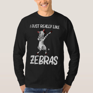 T-shirt Zèbre Pour Hommes Femmes Africain Zoo Animal  