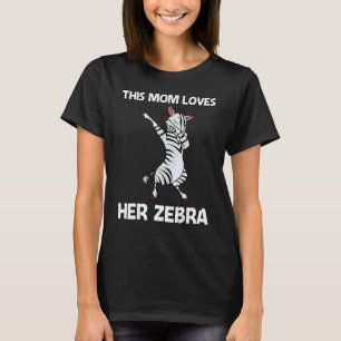 T-shirt Zèbre pour maman mère africaine zoo animal