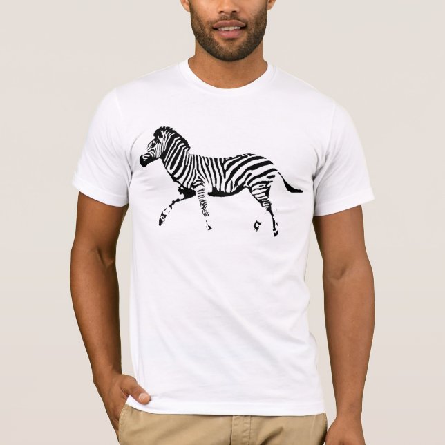 T-shirt Zèbre sauvage (Devant)