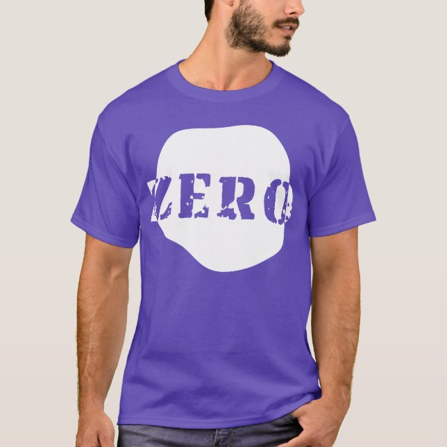 T-shirt Zed années 70 vintage (Devant)