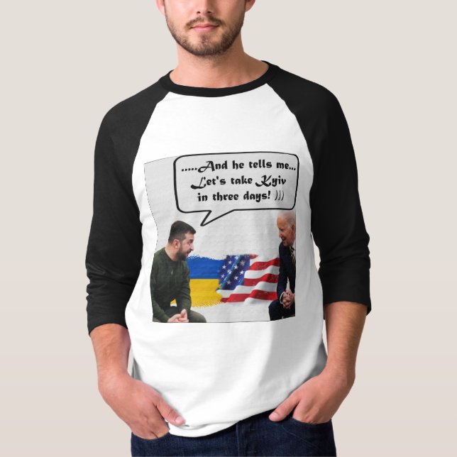 T-shirt Zelensky Biden (Devant)