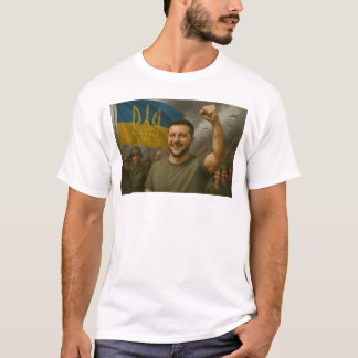T-shirt Zelensky, Commandant guerrier en préparation au co