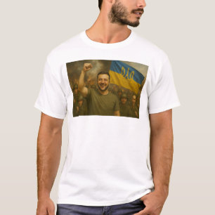 T-shirt Zelensky, Commandant guerrier en préparation au co