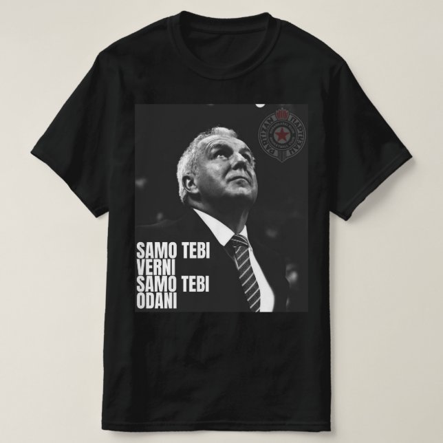 T-shirt Zeljko Obradovic ZOC Partizan (Design devant)