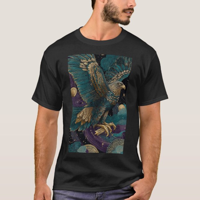 T-shirt Zellige aigle marocain  (Devant)