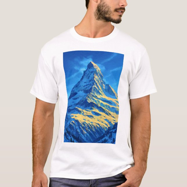 T-shirt Zematt Matterhorn Suisse (Devant)