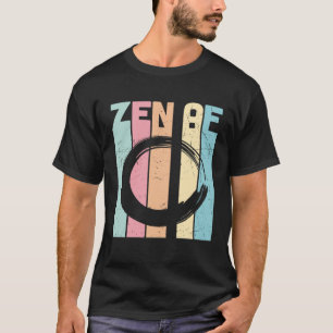 T-shirt Zen AF Circle Retro Yoga Vintage Zen Méditation Na