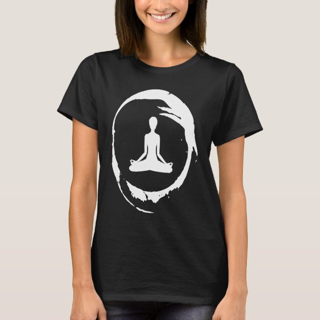T-shirt Zen AF Yoga Yogi Top Buddhist Namaste Workout Gym  (Devant)