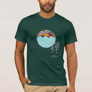 T-shirt zen avec vent et eau