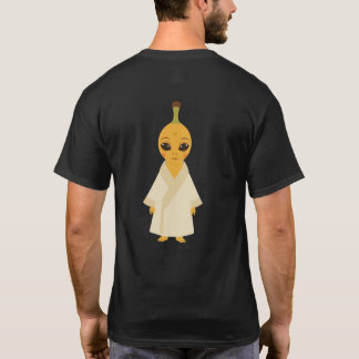 T-shirt Zen Banana Alien – Funny Minimal Food Art