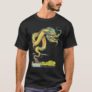T-shirt Zen bouddhiste japonais esthétique Dragon Bonsai T