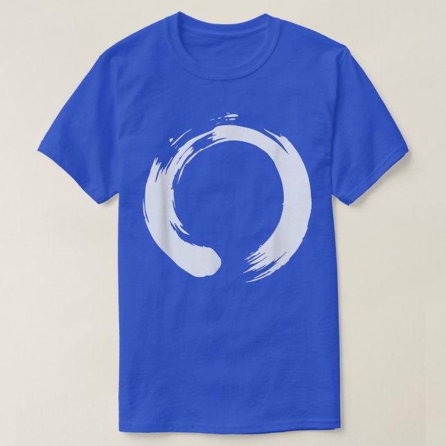 T-shirt Zen Circle Brush Stroke pour le Yoga et la méditat (Design devant)