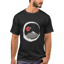 Zen Enso Moon Mountain Tee Japonais