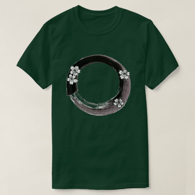 T-shirt ZEN ensou sakura (Design devant)