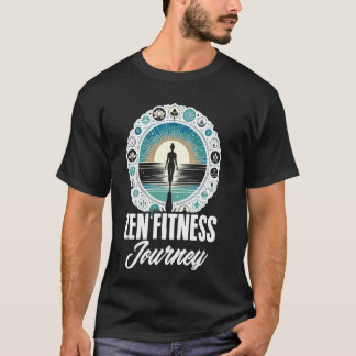 T-shirt Zen Fitness Voyage Lotus Méditation Yoga Amateurs 