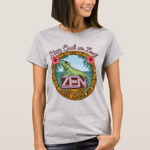 T-shirt Zen Lizard Lounge – Restez Cool ou Feuilletez