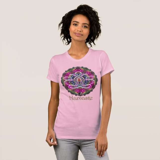 T-shirt Zen Lotus Namaste (Devant entier)