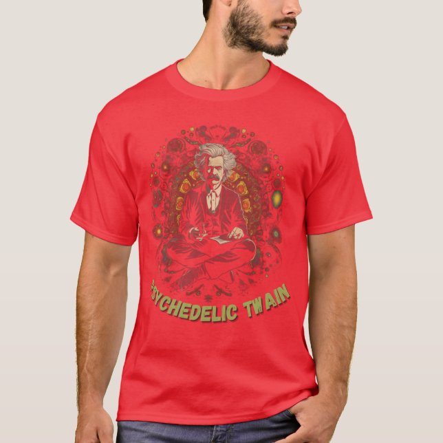 T-shirt Zen Meditation Psychedelic Markwain family friends (Devant)