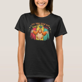 T-shirt Zen Namaste Méditation Animale Pourquoi Vous Singe