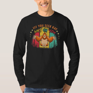 T-shirt Zen Namaste Méditation Animale Pourquoi Vous Singe
