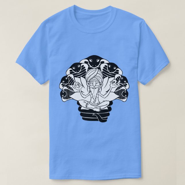 T-shirt zen noir et blanc (Design devant)