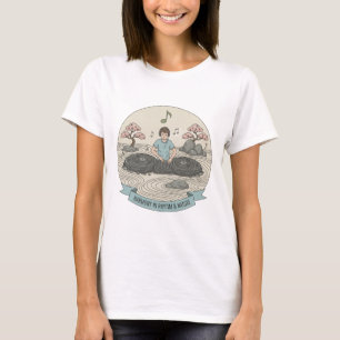 T-shirt Zen Soundwave Garden DJ