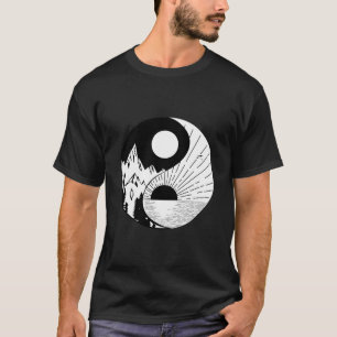 T-shirt Zen Yin Yang noir blanc