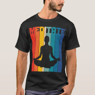 T-shirt Zen Yoga Meditate Cool Graphic Plus Si