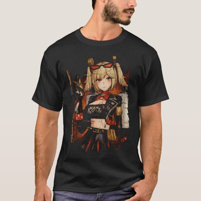T-shirt Zenless Zone Zero Burnice Scientifique Folle Barma (Devant)