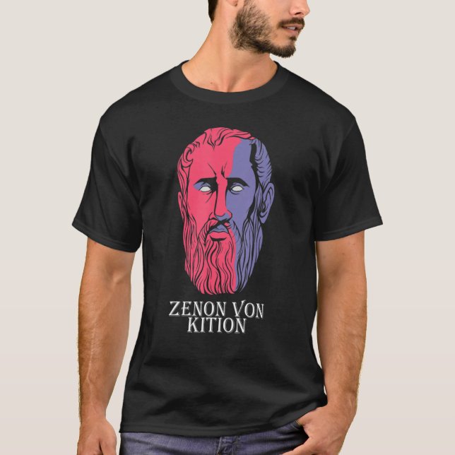 T-shirt Zenon Par Kition I Philosophe Et Fondateur De Earl (Devant)