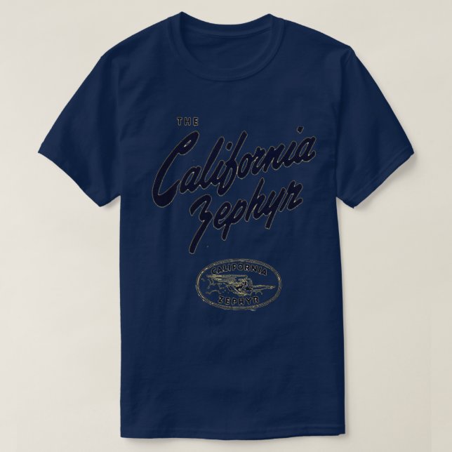 T-shirt Zephyr en Californie vintage (Design devant)