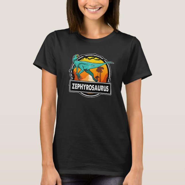 T-shirt Zephyrosaurus dinosaure dinosaures préhistoriques (Devant)