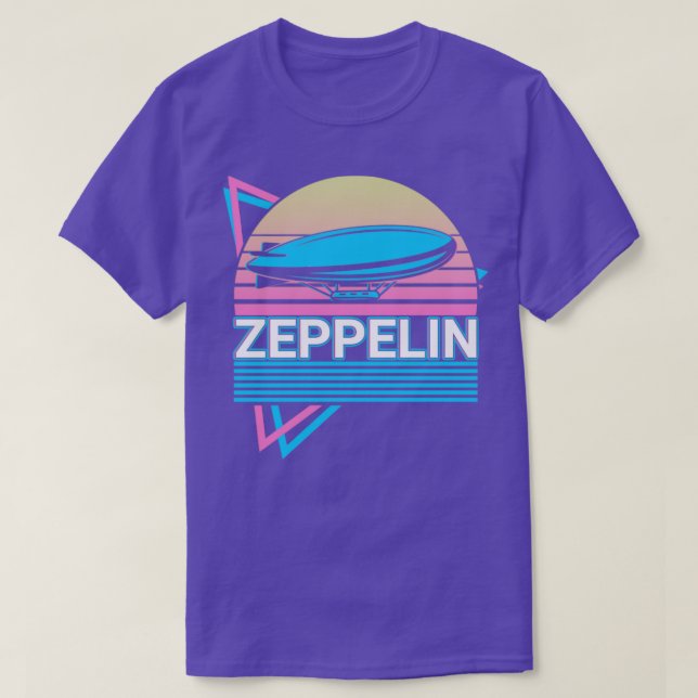 T-shirt Zeppelin Dirigible Airship Retro Cadeau (Design devant)