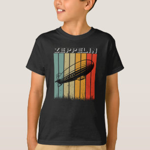 T-shirt Zeppelin Rétro Dirigible Aéronef Zepelin Zepplin