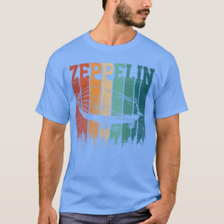 T-shirt Zeppelin Rétro Dirigible années 70 80 Bateau aérie