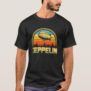 T-shirt Zeppelin Retro Vintage Sunset les années 70 80s Di