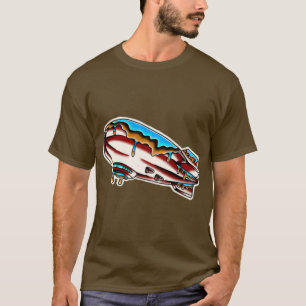 T-shirt zeppelin tatouage traditionnel métal