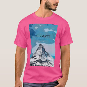 T-shirt Zermatt La Montagne Suisse