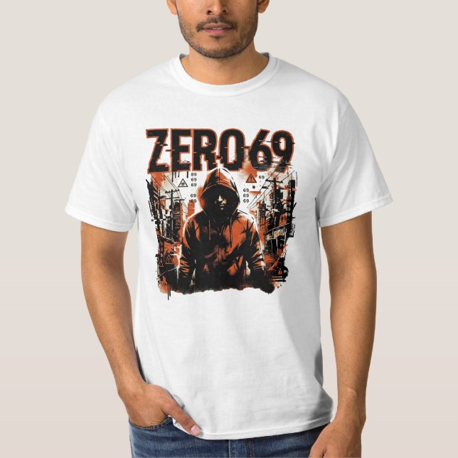 T-shirt ZERO69 — Paria encapuchonné (Devant)