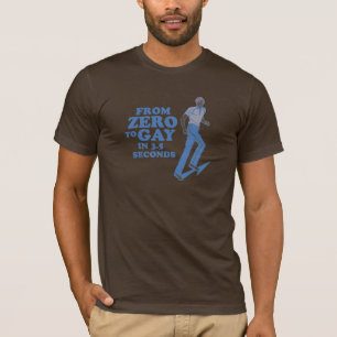 T-SHIRT ZÉRO À GAY EN 3 SECONDES