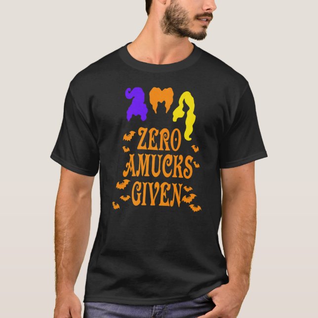 T-shirt Zéro Amucks donnés Amuck avec la sorcière de chauv (Devant)