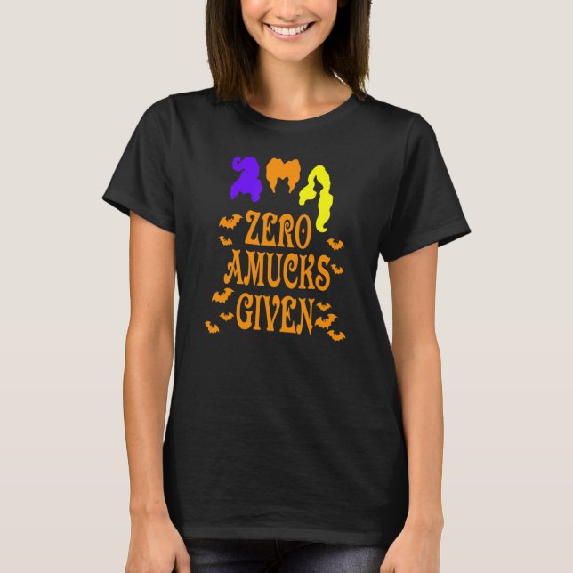 T-shirt Zéro Amucks donnés Amuck avec la sorcière de chauv (Devant)