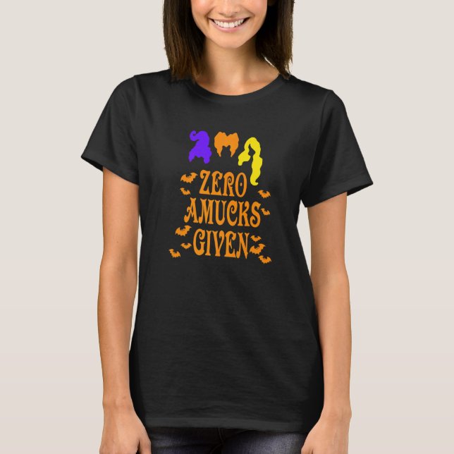 T-shirt Zéro Amucks donnés Amuck avec la sorcière de chauv (Devant)