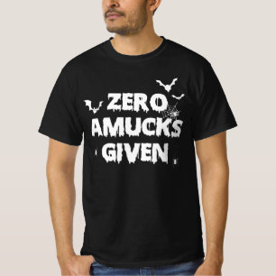 T-shirt Zéro amucks donnés - chauves-souris et idée cadeau