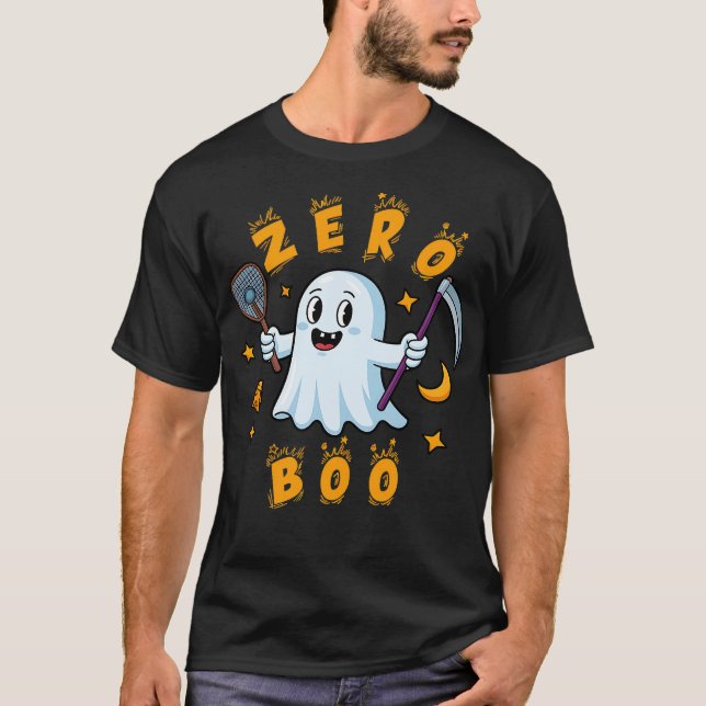 T-shirt zéro boo drôle halloween (Devant)