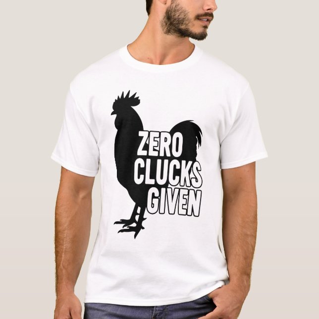 T-shirt Zéro caquet donné  (Devant)