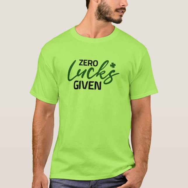 T-shirt Zéro chance accordée (Devant)